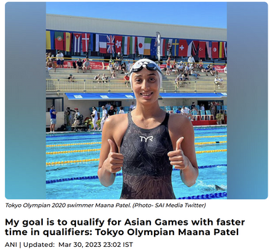 My goal is to qualify for Asian Games with faster time in qualifiers: Tokyo Olympian Maana Patel