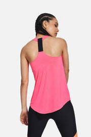 Women's Workout Tank Top, Pink, Racerback, Dry-Fit 